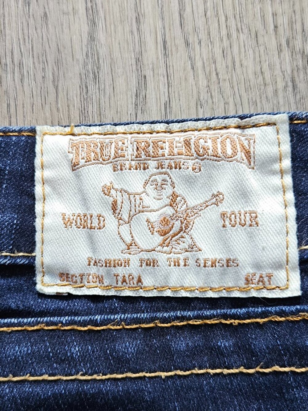 True Religion Womens Size 28 Tara Ankle Zip Skinny Jeans Dark Indigo Made in USA - Picture 7 of 13